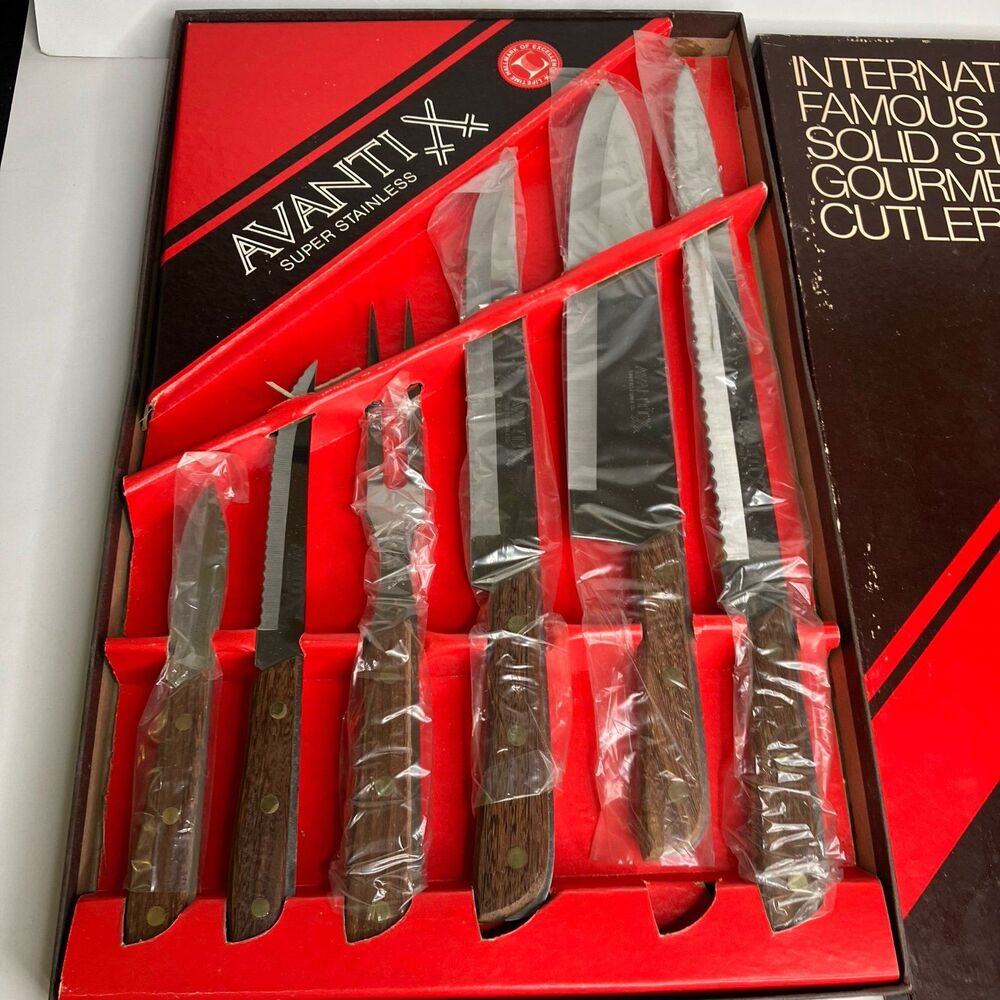 Vintage Avanti X Life Time Super Stainless Steel Cutlery Set - 6 Piece - NIB